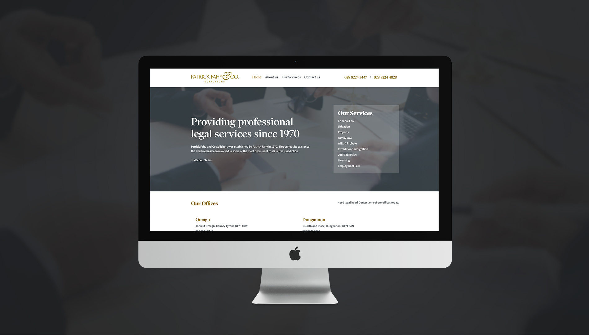 P. Fahy & Co Solicitors Website