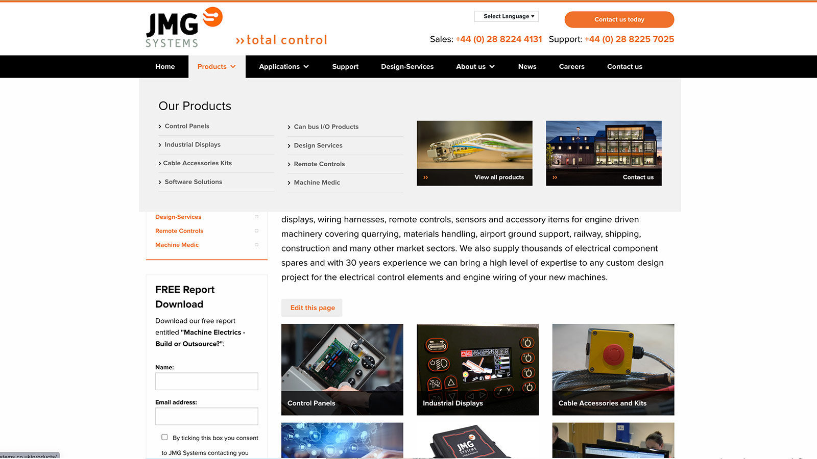 JMG Systems Wordpress Website