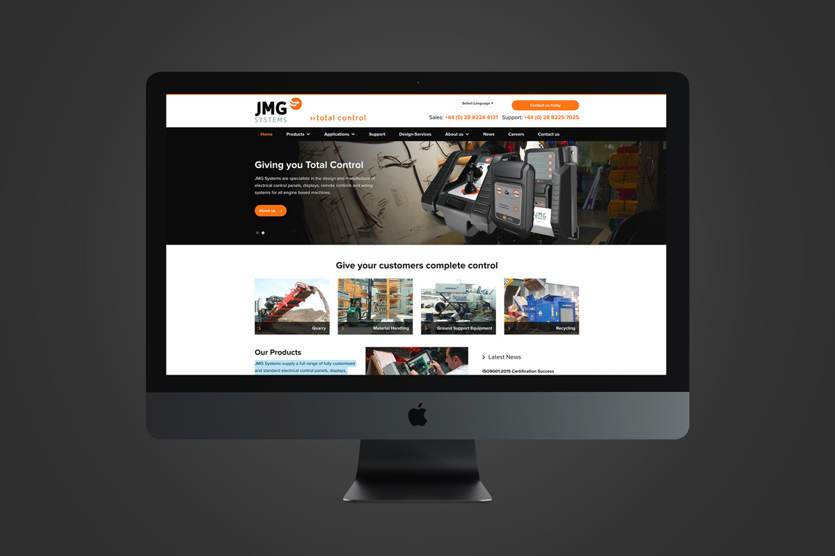 JMG Systems Wordpress Website