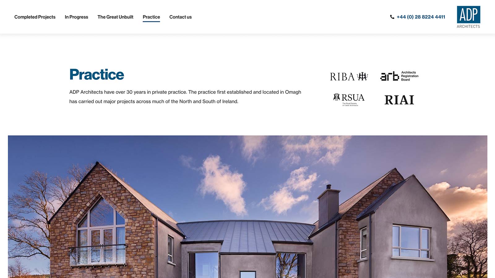 ADP Architects - Wordpress Website